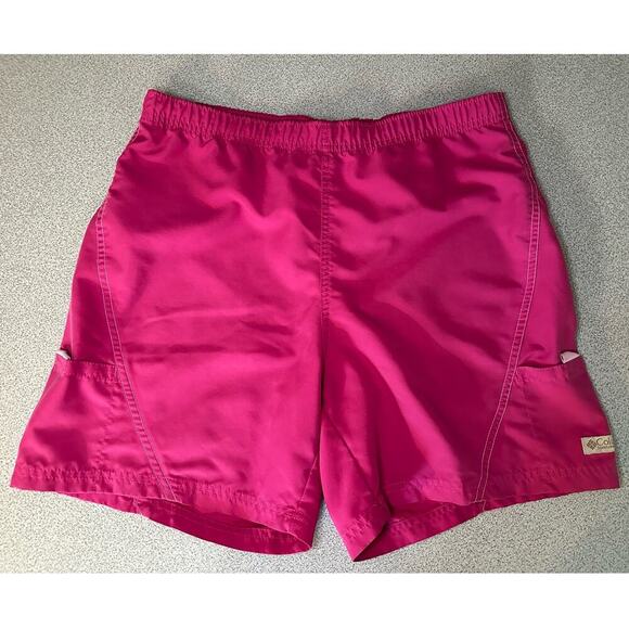 Columbia | Small‎ | Active Shorts Pull-On Drawstring Elastic Hot Pink Barbie - Picture 1 of 7